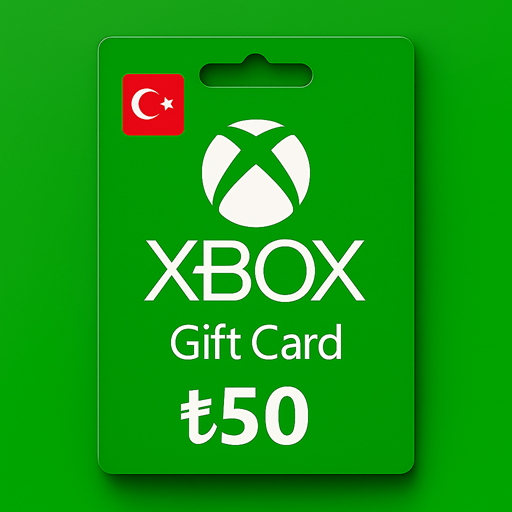 گیفت کارت ایکس باکس 50 لیر ترکیه - Xbox TR 50 Turkey