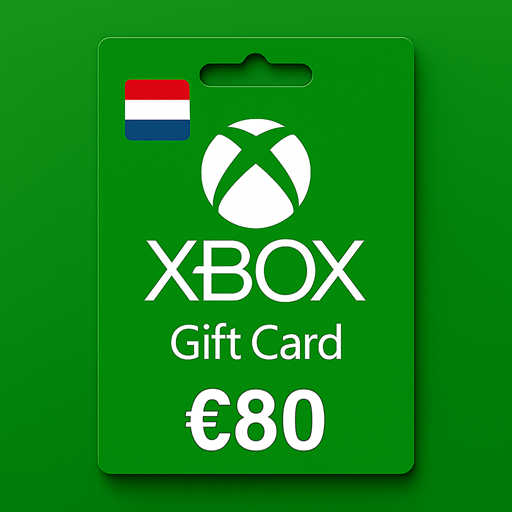 گیفت کارت ایکس باکس 80 یورویی هلند - Xbox EUR 80 Netherlands