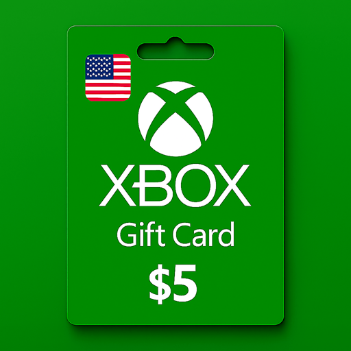 گیفت کارت ایکس باکس 5 دلاری آمریکا - Xbox USD 5 USA