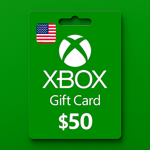 گیفت کارت ایکس باکس 50 دلاری آمریکا - Xbox USD 50 USA