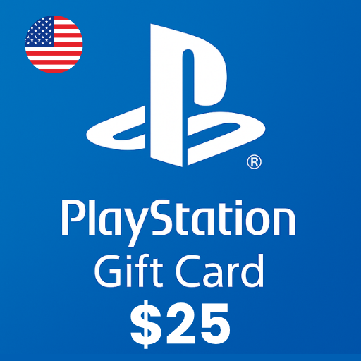 گیفت کارت پلی استیشن 25 دلاری آمریکا - PSN USD 25 USA