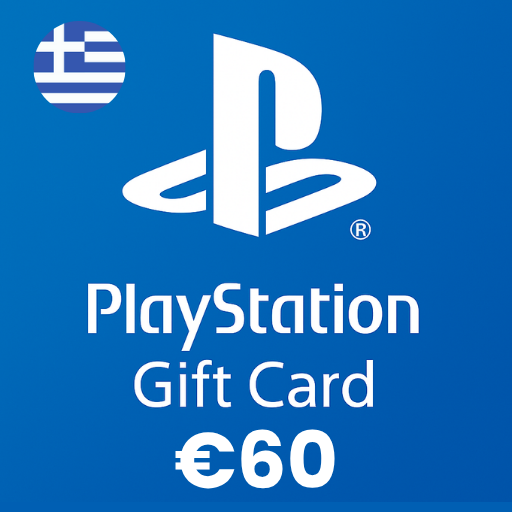 گیفت کارت پلی استیشن 60 یورویی یونان - PSN EUR 60 Greece