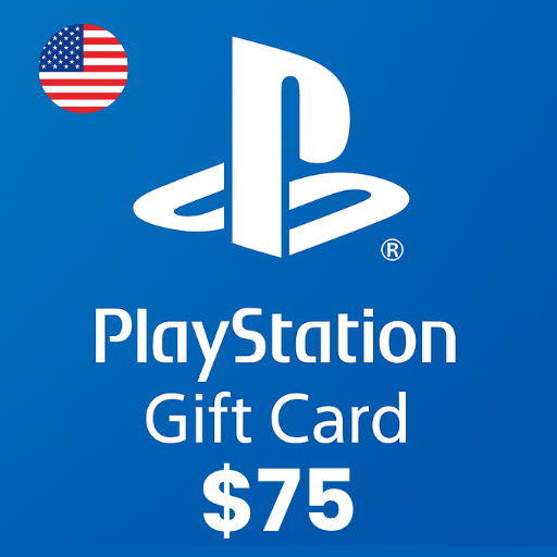گیفت کارت پلی استیشن 75 دلاری آمریکا - PSN USD 75 USA