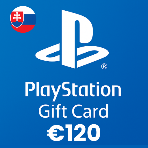 گیفت کارت پلی استیشن 120 یورویی اسلواکی - PSN EUR 120 Slovakia