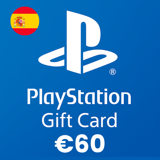 گیفت کارت پلی استیشن 60 یورویی اسپانیا - PSN EUR 60 Spain