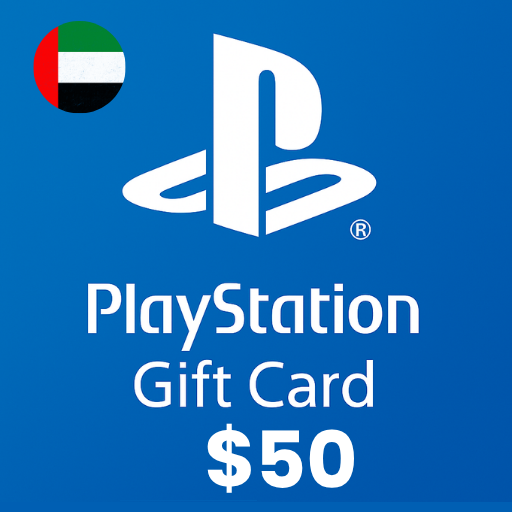 گیفت کارت پلی استیشن 50 دلاری امارات - PSN USD 50 UAE