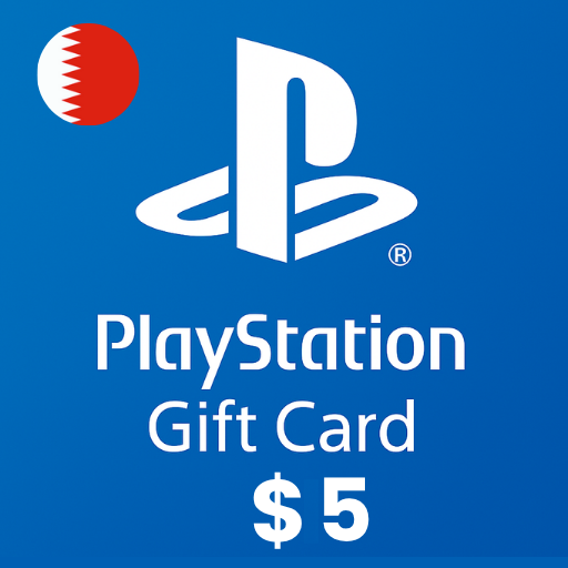 گیفت کارت پلی استیشن 5 دلاری بحرین - PSN USD 5 Bahrain