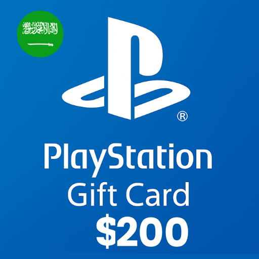 گیفت کارت پلی استیشن 200 دلاری عربستان - PSN USD 200 S.Arabia KSA