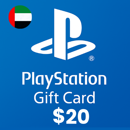 گیفت کارت پلی استیشن 20 دلاری امارات - PSN USD 20 UAE