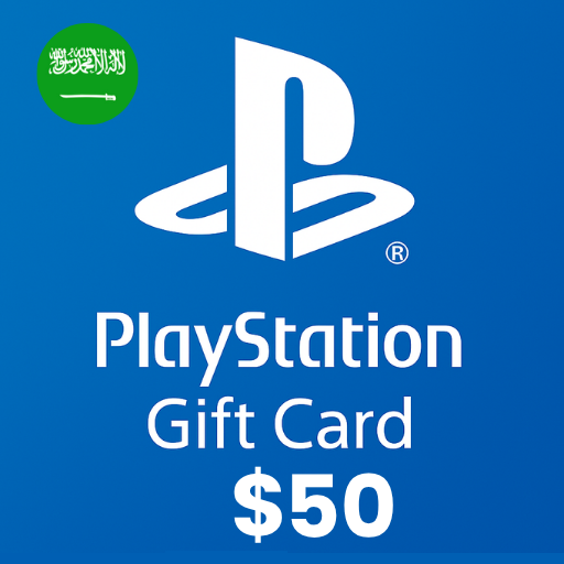 گیفت کارت پلی استیشن 50 دلاری عربستان - PSN USD 50 S.Arabia KSA