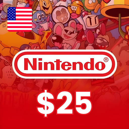 گیفت کارت 25 دلاری نینتندو - Nintendo USA 25 USD