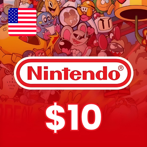 گیفت کارت 10 دلاری نینتندو - Nintendo USA 10 USD