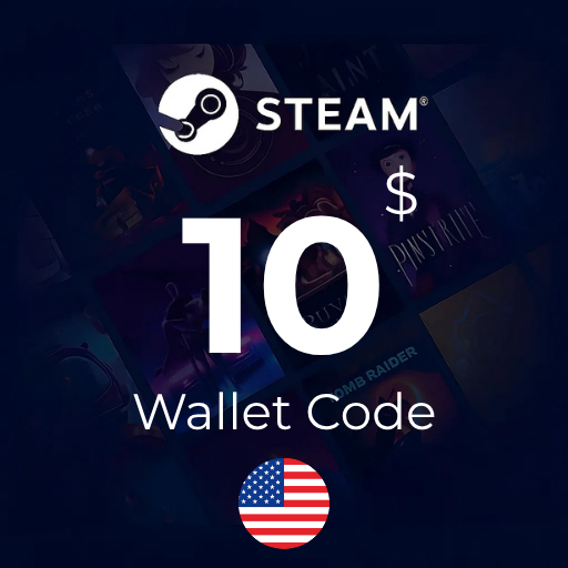 گیفت کارت 10 دلاری استیم - Steam USA 10 USD