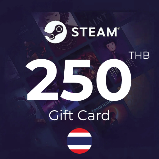گیفت کارت استیم 250 بات تایلند - Steam Thailand 250 THB