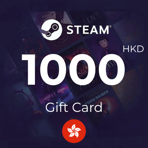 گیفت کارت استیم  1,000 دلاری هنگ کنگ - Steam Hong Kong 1,000  HKD