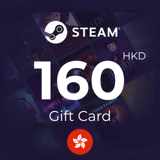 گیفت کارت استیم  160 دلاری هنگ کنگ - Steam Hong Kong 160 HKD