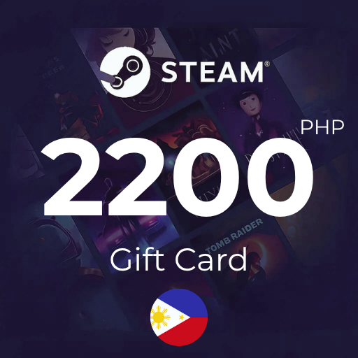 گیفت کارت استیم 2,200 پزو فلیپین - Steam Philippines 2,200 PHP