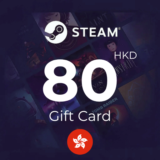گیفت کارت استیم  80 دلاری هنگ کنگ - Steam Hong Kong 80 HKD