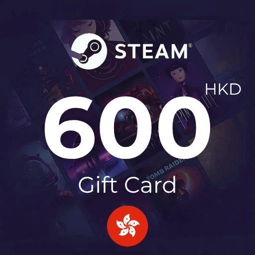 گیفت کارت استیم  600 دلاری هنگ کنگ - Steam Hong Kong 600 HKD