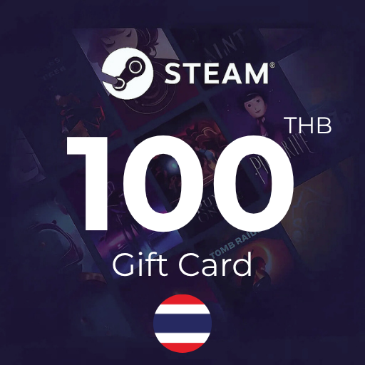 گیفت کارت استیم 100 بات تایلند - Steam Thailand 100 THB