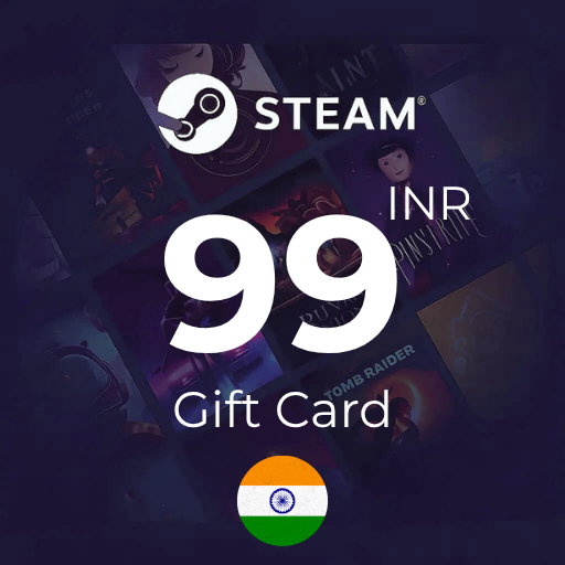 گیفت کارت 99 روپیه استیم هند - Steam India 99  INR