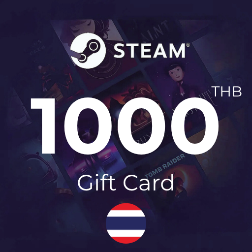 گیفت کارت استیم 1,000 بات تایلند - Steam Thailand 1,000 THB