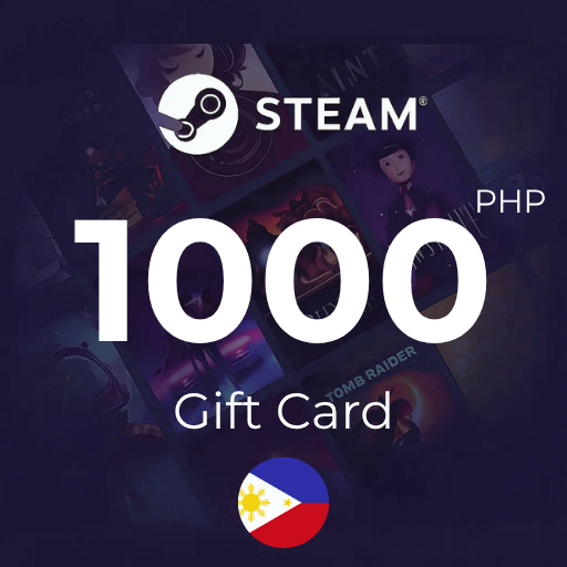 گیفت کارت استیم 1,000 پزو فلیپین - Steam Philippines 1,000 PHP