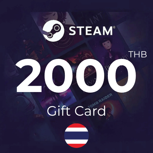 گیفت کارت استیم 2,000 بات تایلند - Steam Thailand 2,000 THB