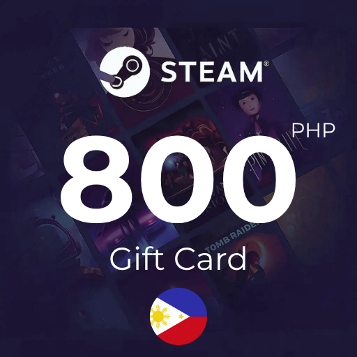 گیفت کارت استیم 800 پزو فلیپین - Steam Philippines 800 PHP