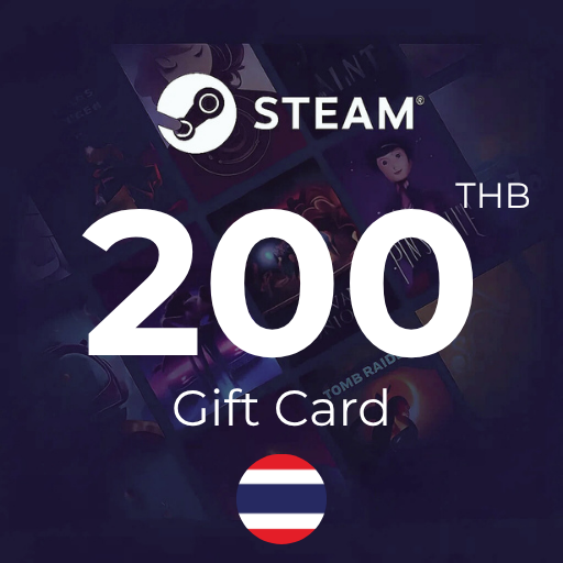 گیفت کارت استیم 200 بات تایلند - Steam Thailand 200 THB