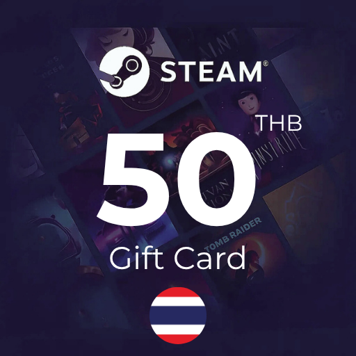 گیفت کارت استیم  50 بات تایلند - Steam Thailand 50 THB