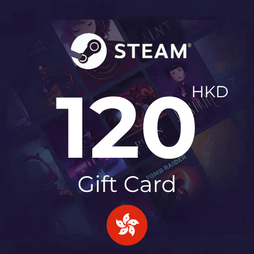 گیفت کارت استیم  120 دلاری هنگ کنگ - Steam Hong Kong 120 HKD