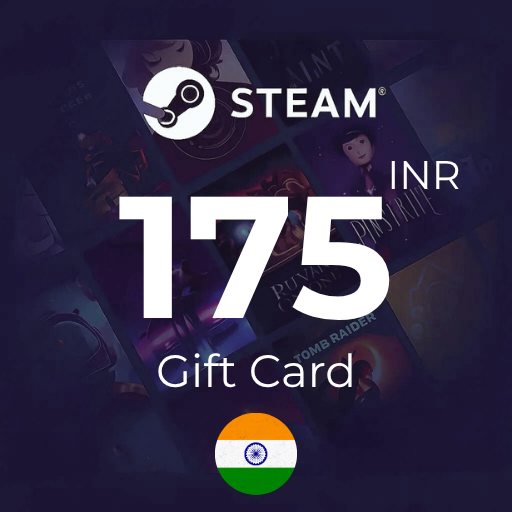 گیفت کارت 175 روپیه استیم هند - Steam India 175 INR