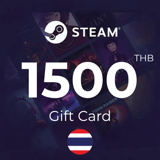 گیفت کارت استیم 1,500 بات تایلند - Steam Thailand 1,500 THB