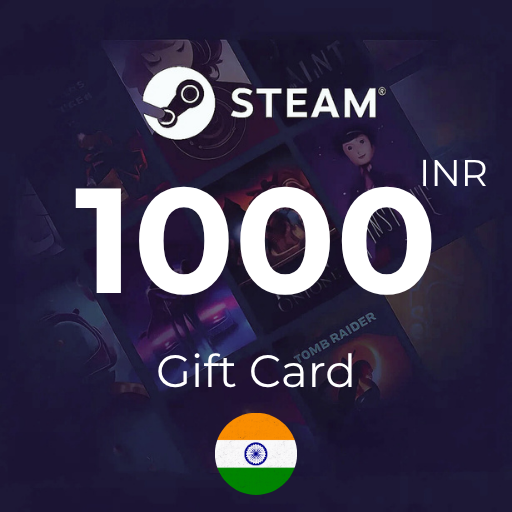 گیفت کارت 1,000 روپیه استیم هند - Steam India 1,000 INR