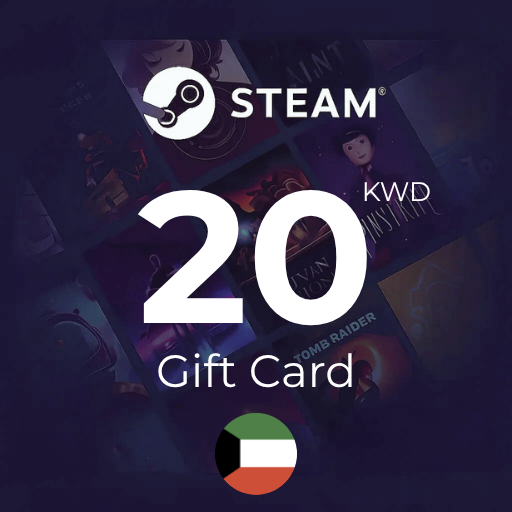 گیفت کارت استیم 20 دیناری کویت  - Steam Kuwait 20 KWD