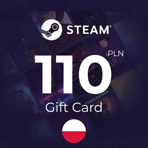 گیفت کارت استیم 110 زلوتی لهستان - Steam Poland 110 PLN