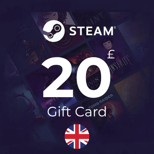 گیفت کارت استیم 20 پوند انگلستان - Steam UK 20 GBP