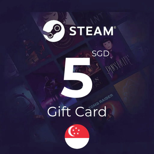 گیفت کارت استیم 5 دلاری سنگاپور - Steam Singapore 5 SGD