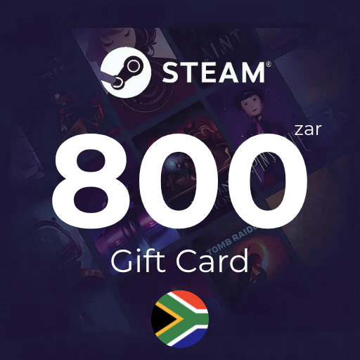 گیفت کارت استیم 800 رند آفریقای جنوبی - Steam South Africa 800 ZAR