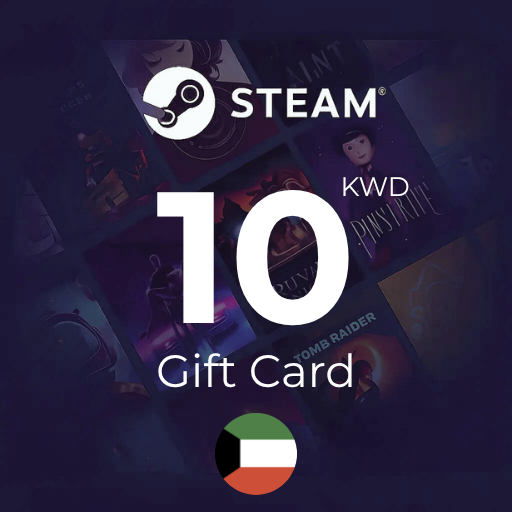 گیفت کارت استیم 10 دیناری کویت  - Steam Kuwait 10 KWD
