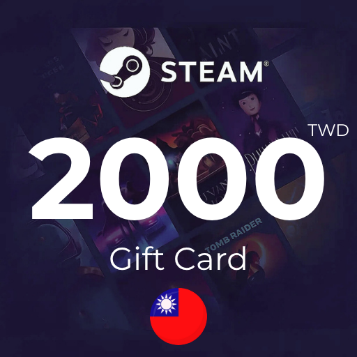 گیفت کارت استیم 2,000 دلار تایوان - Steam Taiwan 2,000 TWD