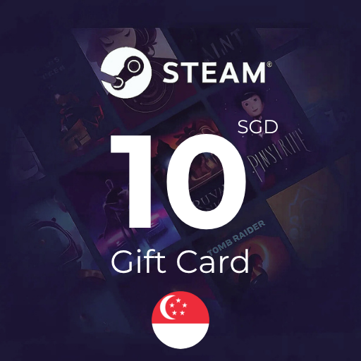 گیفت کارت استیم 10 دلاری سنگاپور - Steam Singapore 10 SGD