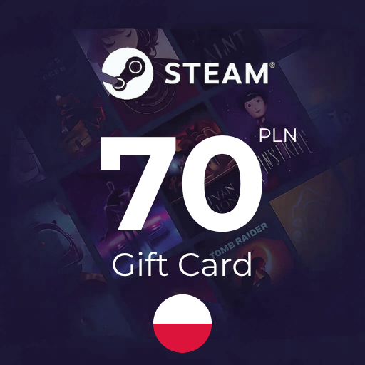 گیفت کارت استیم 70 زلوتی لهستان - Steam Poland 70 PLN