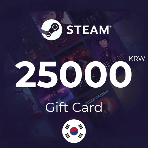 گیفت کارت استیم 25,000 وون کره - Steam Korea 25,000 KRW