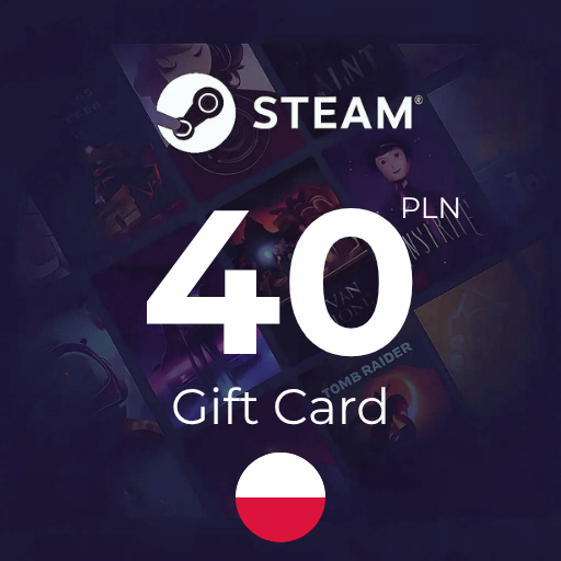 گیفت کارت استیم 40 زلوتی لهستان - Steam Poland 40 PLN