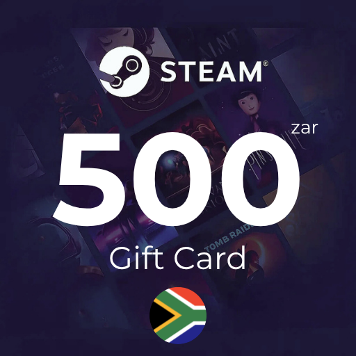 گیفت کارت استیم 500 رند آفریقای جنوبی - Steam South Africa 500 ZAR