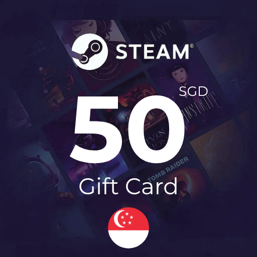 گیفت کارت استیم 50 دلاری سنگاپور - Steam Singapore 50 SGD