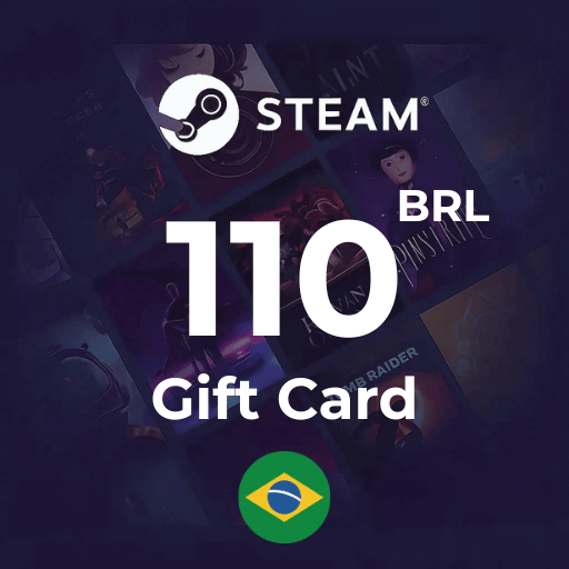 گیفت کارت استیم 110 رئال برزیل - Steam Brazil 110 BRL