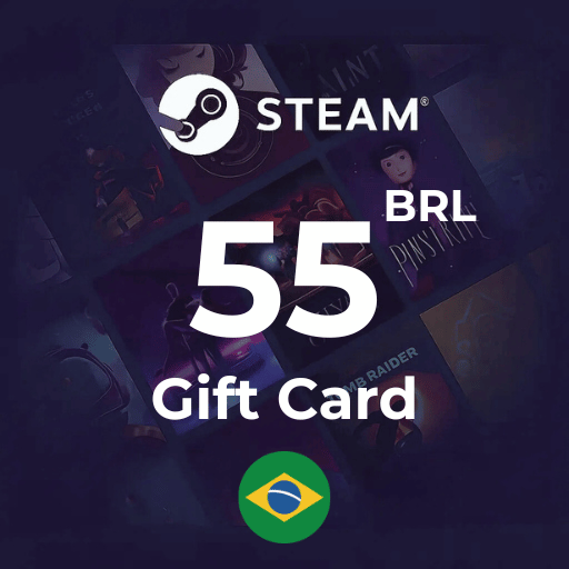 گیفت کارت استیم 55 رئال برزیل - Steam Brazil 55 BRL